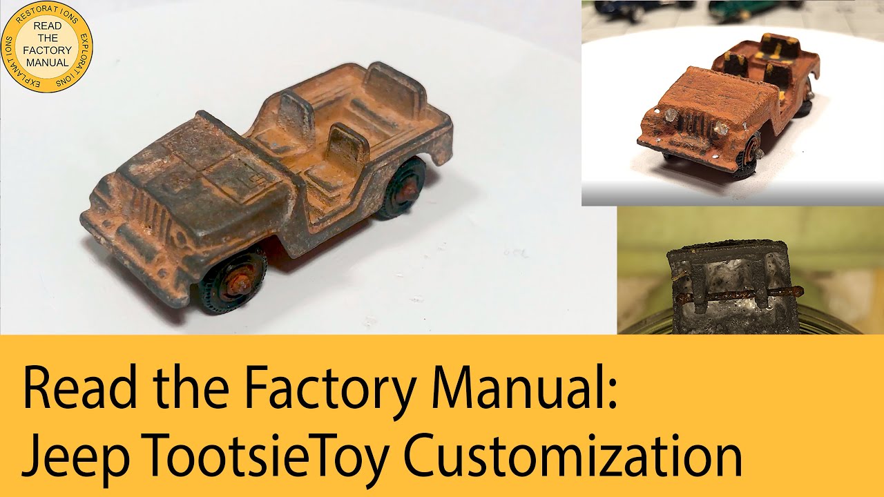 Stop Motion TootsieToy Jeep Custom Restoration 4K