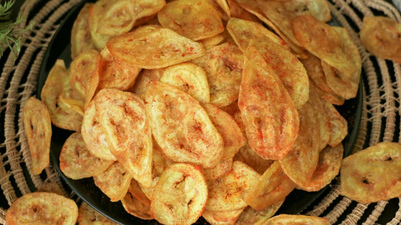 মচমচে কাঁচা কলার চিপস রেসিপি/চিপস রেসিপি/How to make Raw Banana Chips/Chips Recipe.