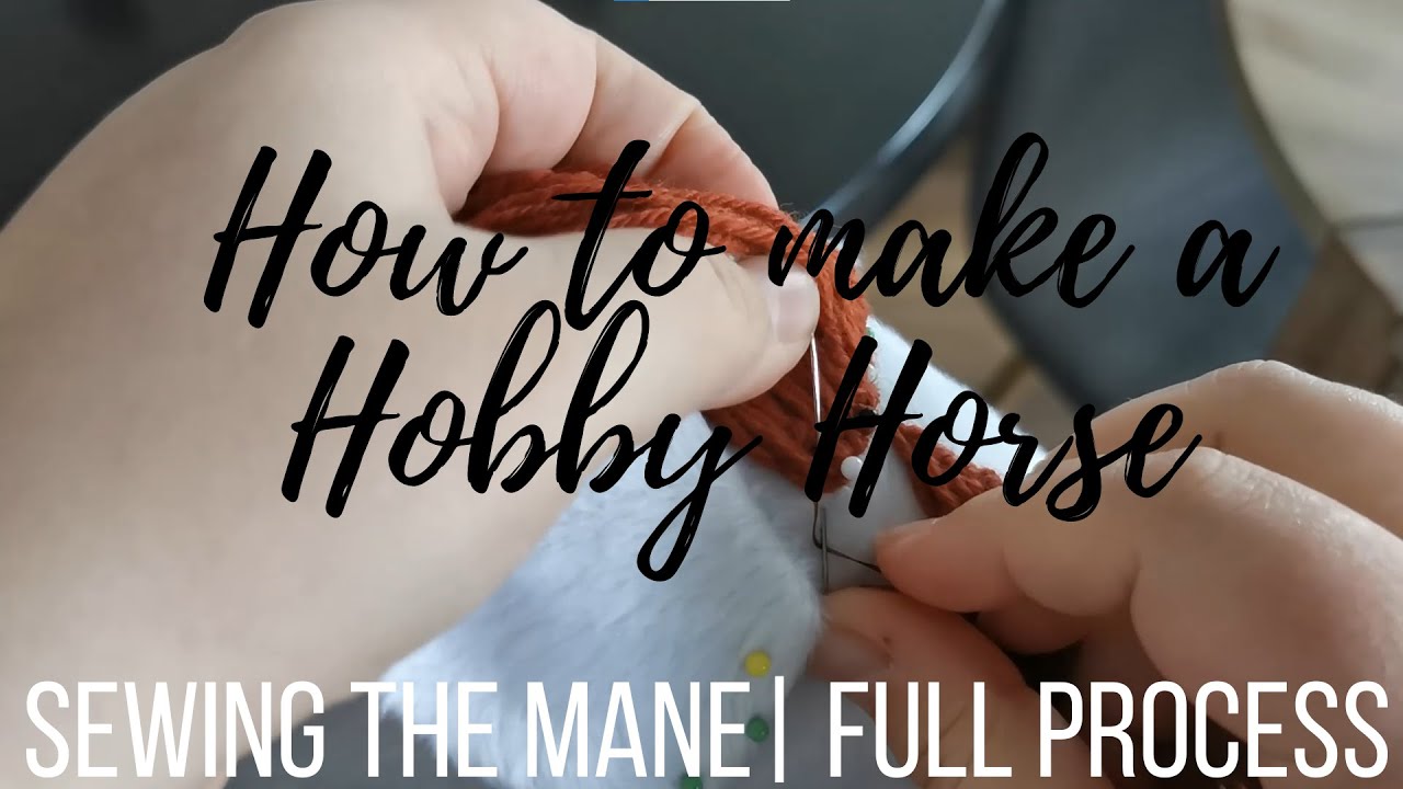How to make a Hobby Horse | Sewing the Mane | Lo-Fi