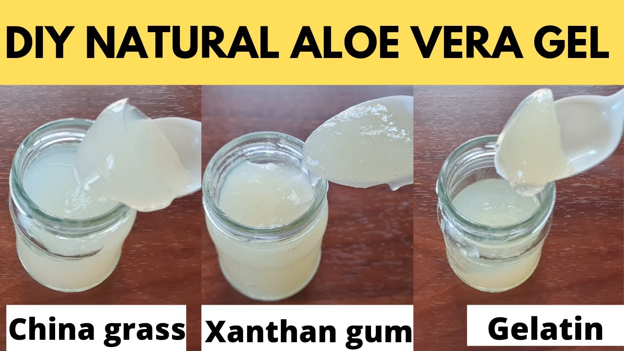 BEAUTY&CARE(EPI-142)3 DIY NATURAL ALOE VERA GEL|NATURAL THICKENERS FOR HAIR&SKINCARE PRODUCTS|3 WAYS
