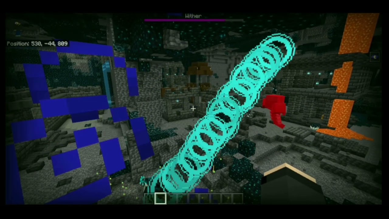 [2017-2022 Upload] Wither Vs Warden (Minecraft Bedrock vs Midrange Laptop) (Device Test pt.2)