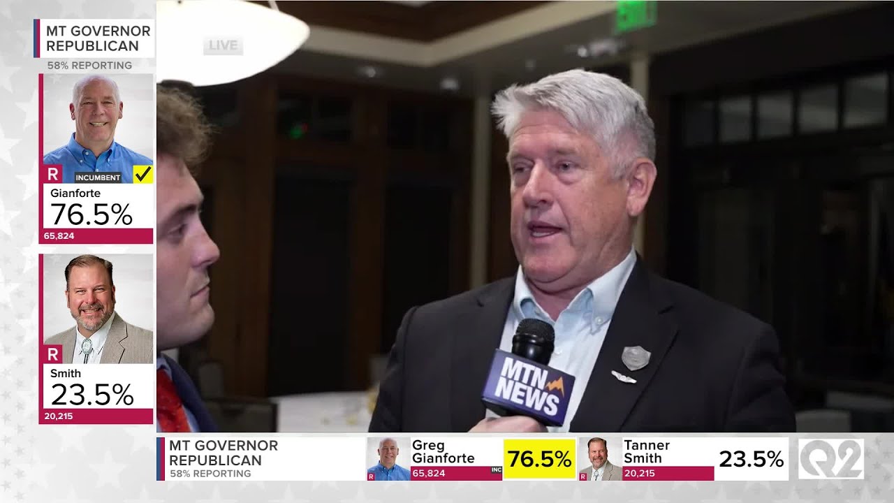 Troy Downing reacts to primary win