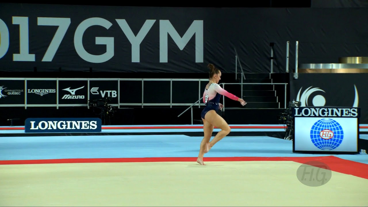 TINKLER Amy (GBR) - 2017 Artistic Worlds, Montréal (CAN) - Qualifications Floor Exercise