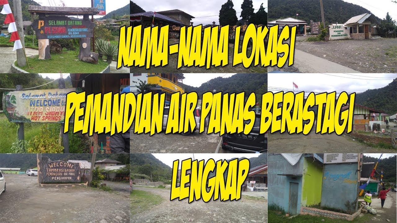 NAMA NAMA PEMANDIAN AIR PANAS SIDEBUK DEBUK LENGKAP