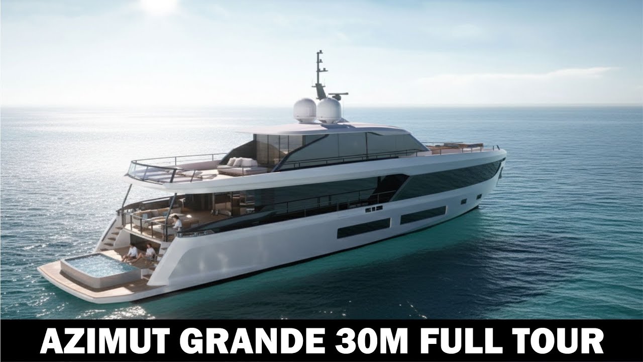 Inside the Azimut Grande 30M Superyacht: The Billionaire Lifestyle