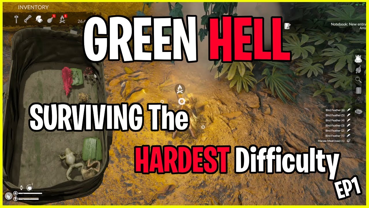 Getting Started on The HARDEST Difficulty Part 1 | Green Hell