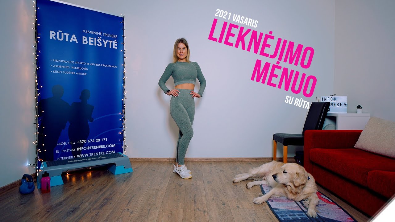 Lieknėjimo mėnuo su Rūta 21'Vasaris - #12 pilvo preso ir nugaros treniruotė