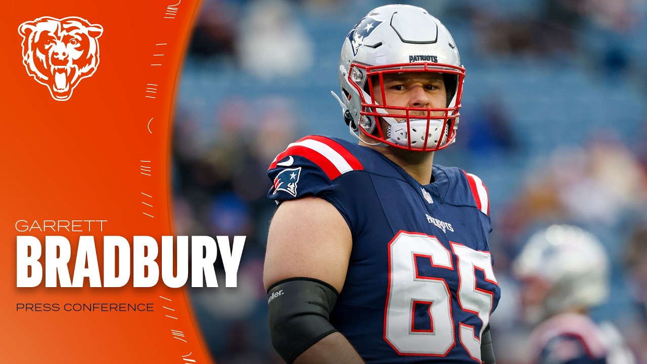 Garrett Bradbury on reuniting with Joe Thuney, working with Caleb Williams | Press Conference