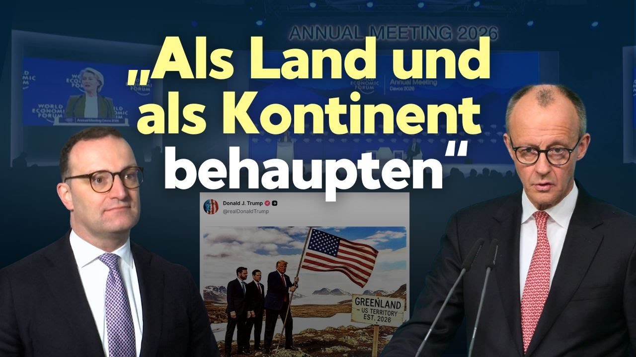 Trump: „Kein Zurück“ bei Grönland – Merz zu US-Zöllen: „Sind in der Lage zu reagieren“