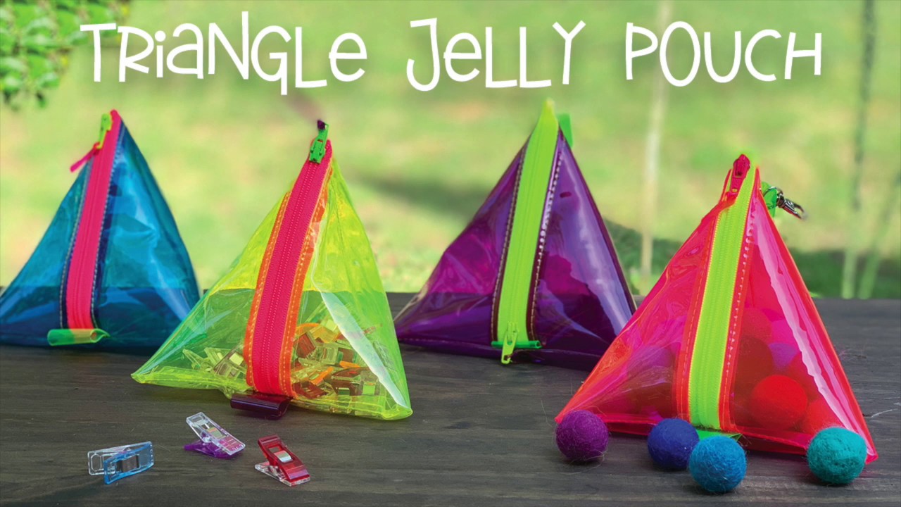 How to Create a Jelly Triangle Pouch from Clear Vinyl