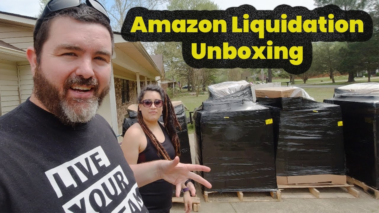 Unboxing an Amazon Shelf Pull Liquidation Pallet From Market Street Liquidation