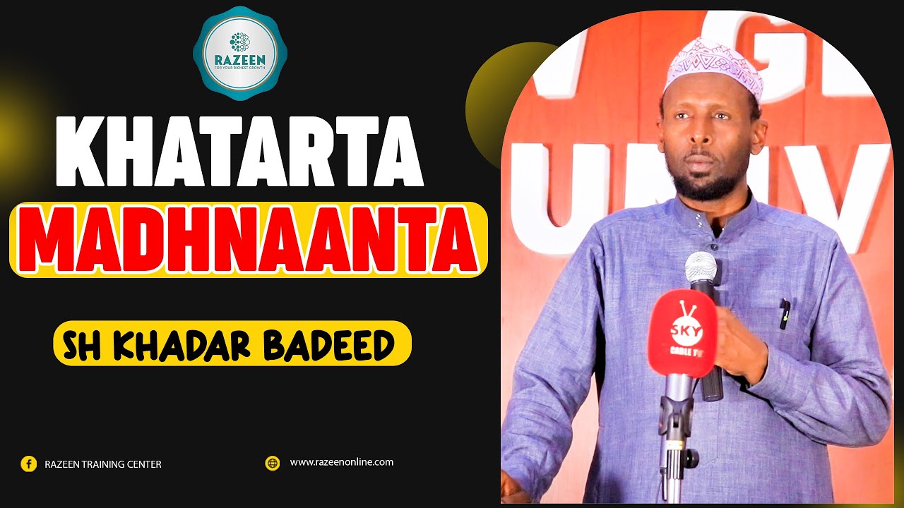 KHATARTA MADHNAANTA || SH KADAR BADEED