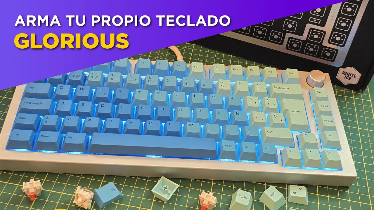 Armado personalizado de teclado Glorious GMMK Pro