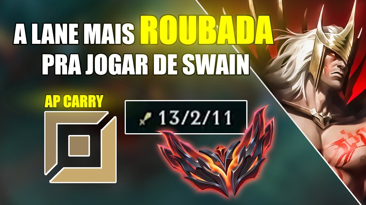 Gameplay Swain APcarry no GRÃO MESTRE 800PDL