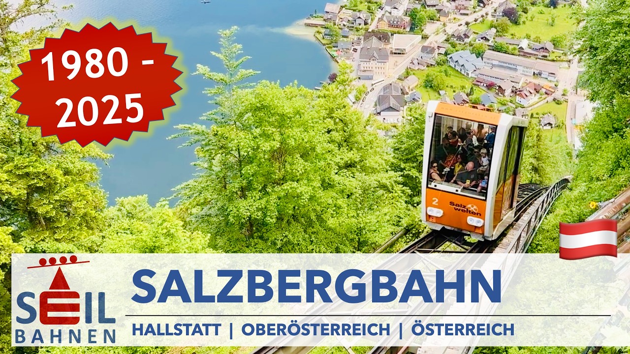🇦🇹🚠 Salzbergbahn | Standseilbahn | Hallstatt | Salzwelten | inkl. Details zur Bahn