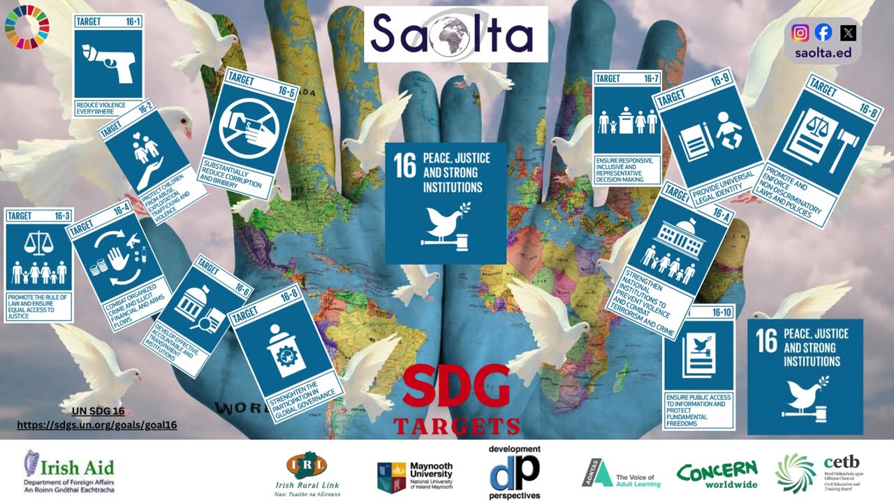 #Saolta: SDG 16 Peace, Justice and Strong Institutions