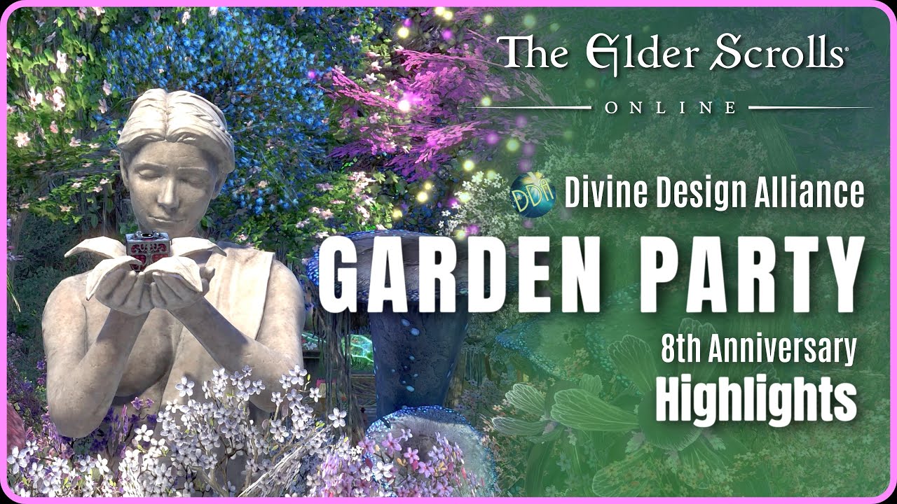🌸 Garden Party Highlights | 44 Unique Builds for DDA&rsquo;s 8th Anniversary | ESO Housing Showcase