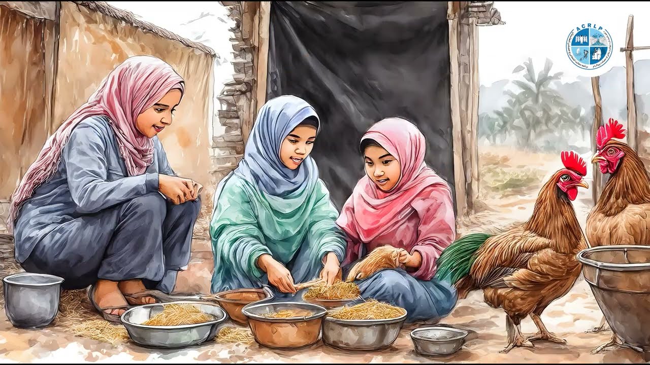 Supporting Afghan Women Through Poultry farming.