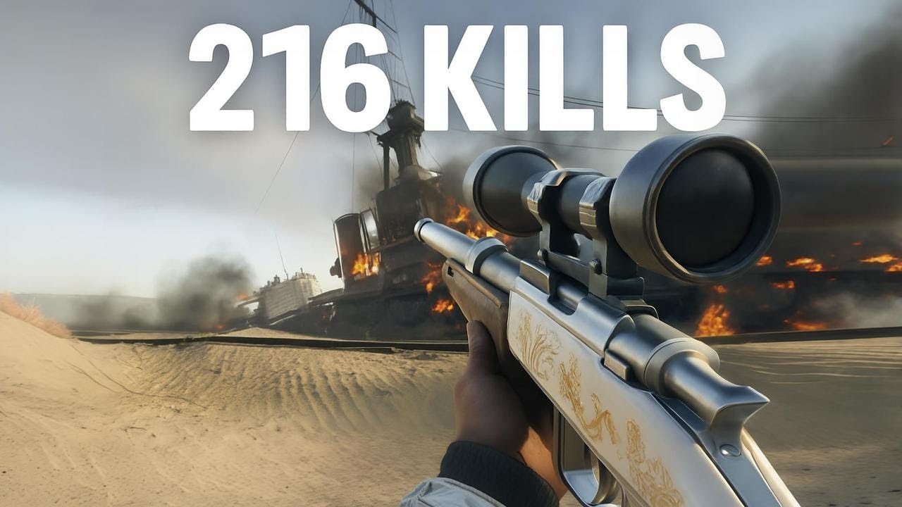 216 SNIPING Kills in Operations Battlefield 1 - Battlefield Full Commentary Gameplay!