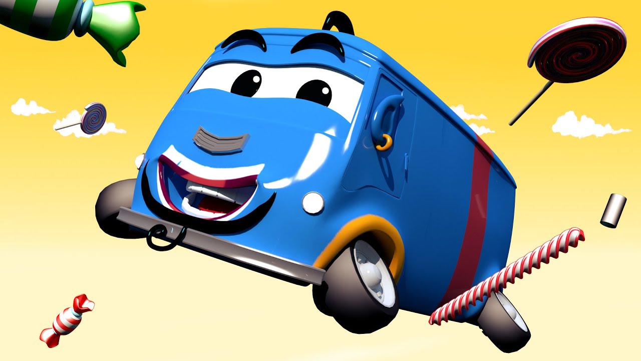 Carlo the PIZZAIOLO is the GENIE from Aladdin! - Tom's Paint Shop in Car City 🎨 l Cartoons for Kids
