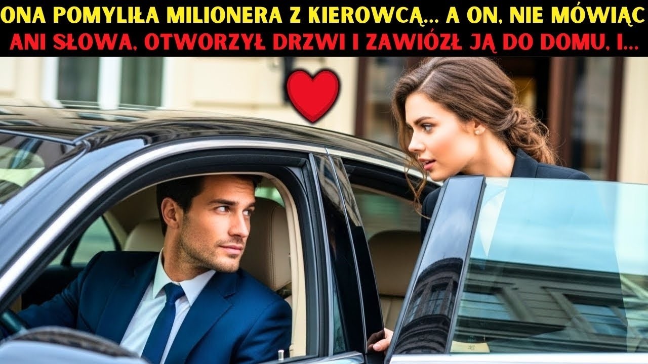 Ona pomyliła milionera z kierowcą… a on, nie mówiąc nic, otworzył drzwi i zawiózł ją do domu