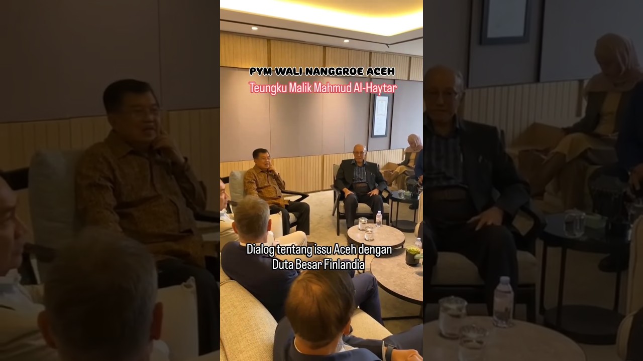 WALI NANGGROE ACEH DIALOG DENGAN DUBES FINLANDIA