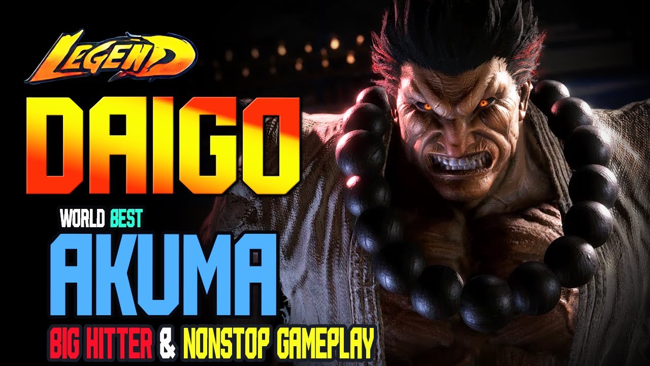SF6🔥 Daigo (AKUMA) The Real Beast ! Nonstop Gameplay "🔥Best Top Ranked Match 🔥SF6 DLC Replays🔥