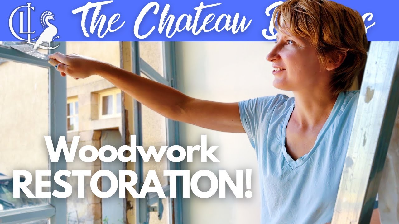 Restoring the Original Windows and Doors in the Chateau's Kitchen! 🛠️🏰