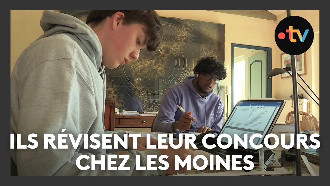 Ils r&eacute;visent leur concours pour polytechnique dans une abbaye, chez les moines