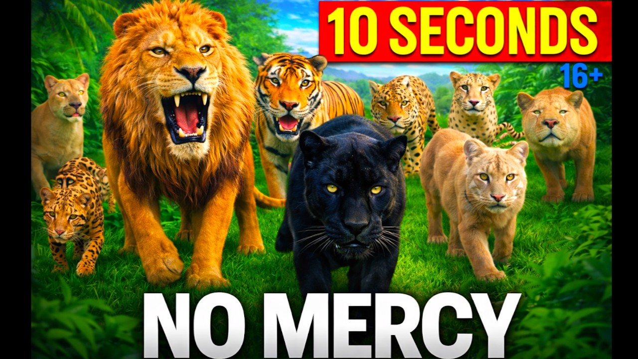 10 секунд чистого выживания | Хищник против жертвы 🐆
