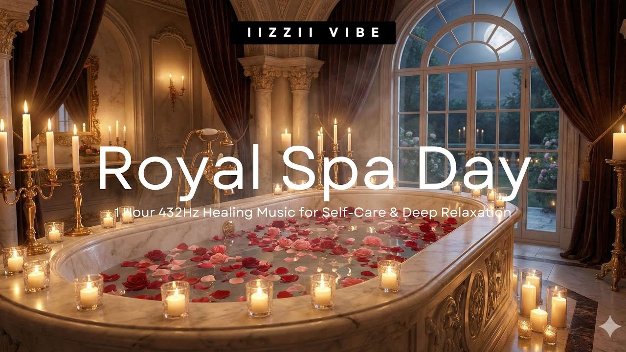 Royal Spa Day 🛁🌹 | 432Hz Healing Music for Self-Care & Deep Relaxation
