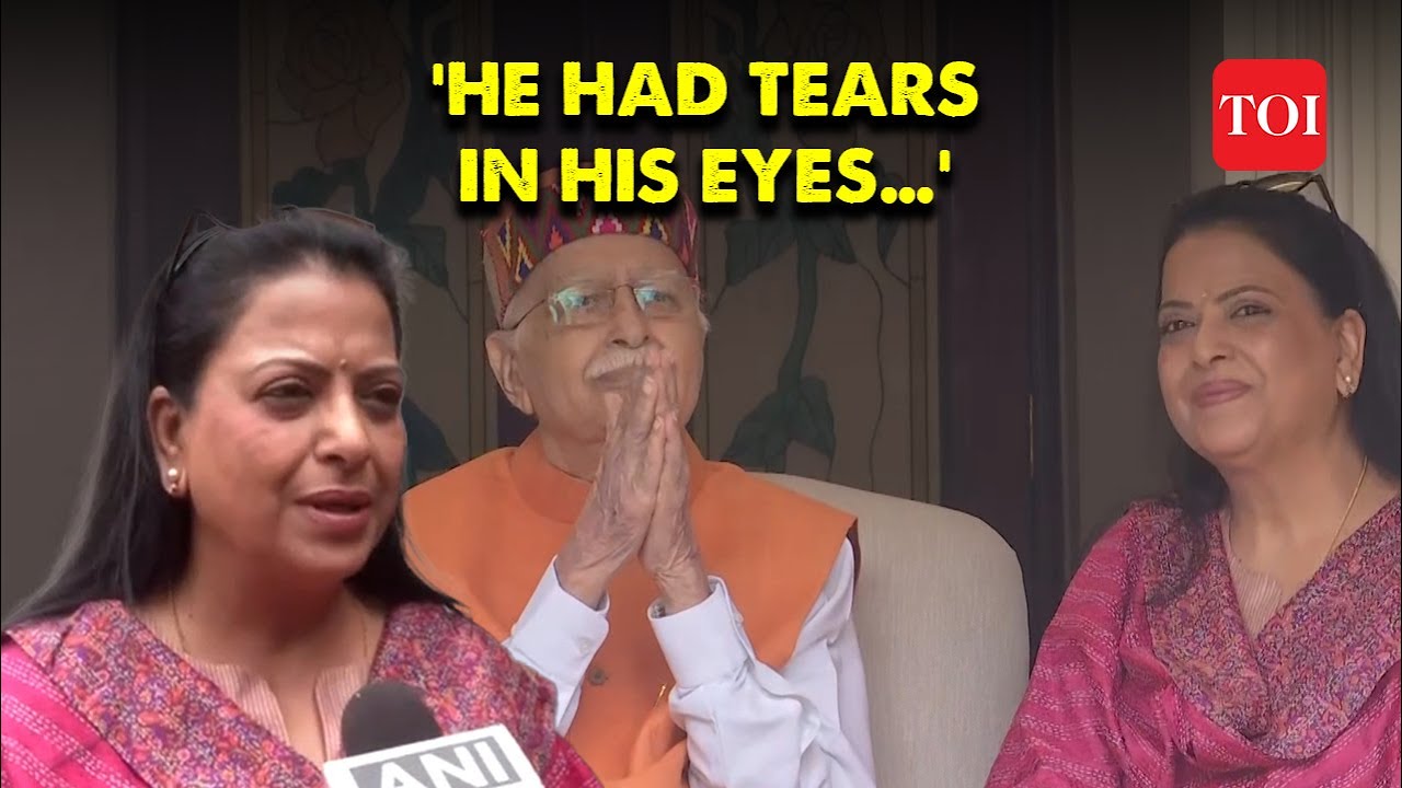 Daughter, son of BJP veteran LK Advani thank PM Modi for Bharat Ratna | “'He had tears in his eyes…'