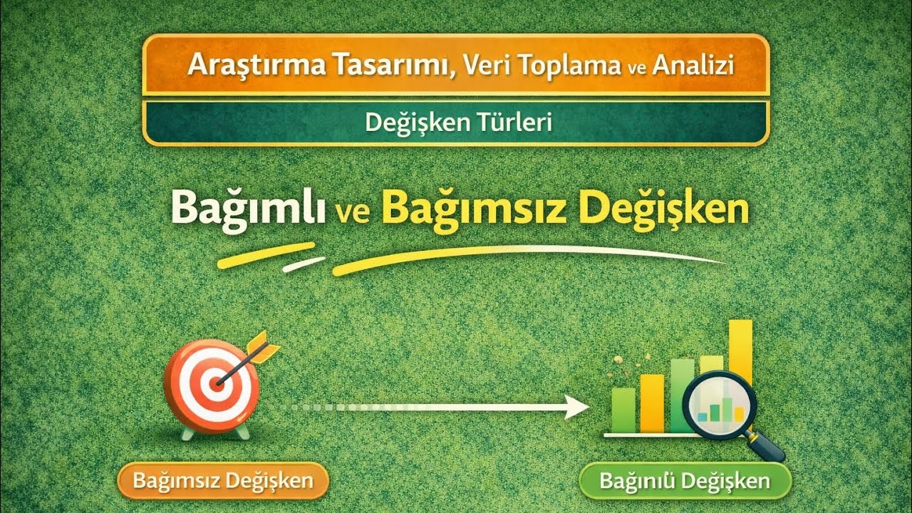 Değişen Türleri | 3.1. Bağımlı ve Bağımsız Değişken