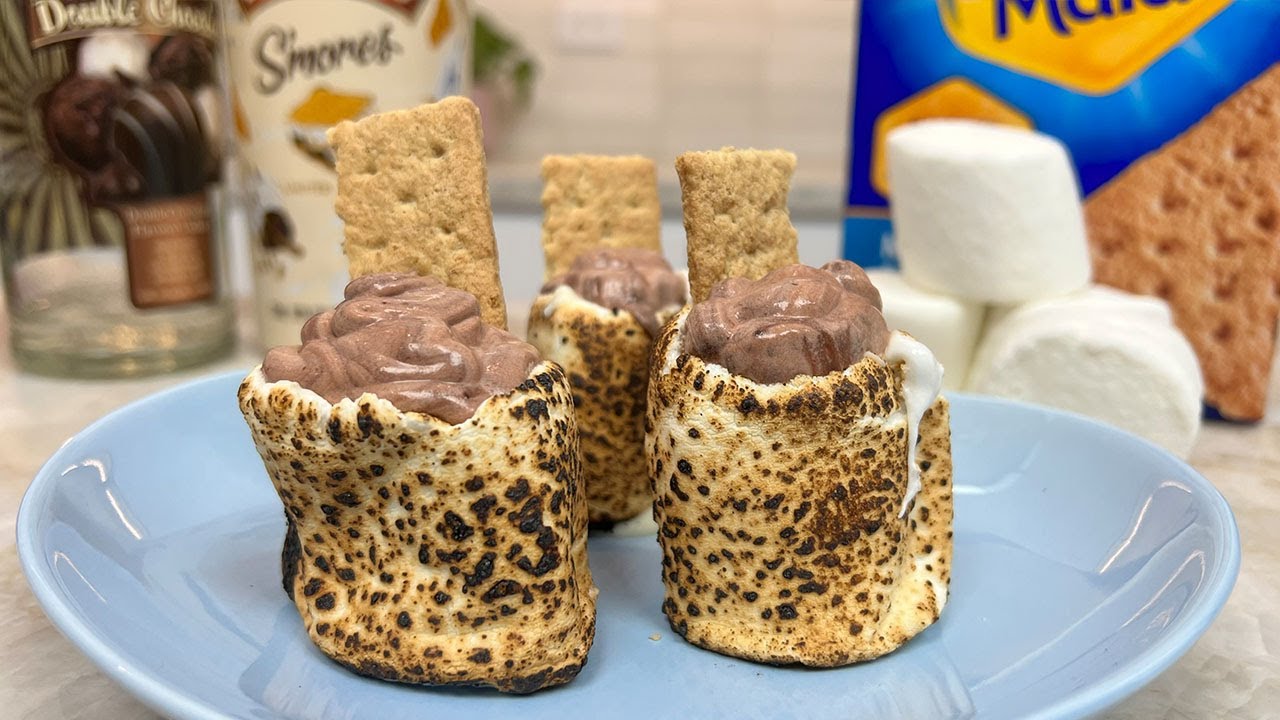 S'mores Pudding Shots