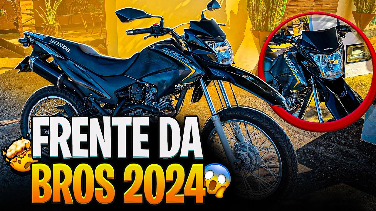 🤩 ADAPTANDO FRENTE DA BROS 160 2024 NA BROS 150