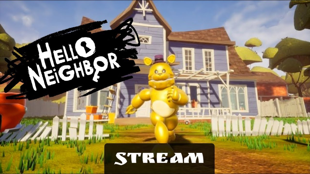 УГАРАЕМ С HELLO NEIGHBOR + mod Fredbear