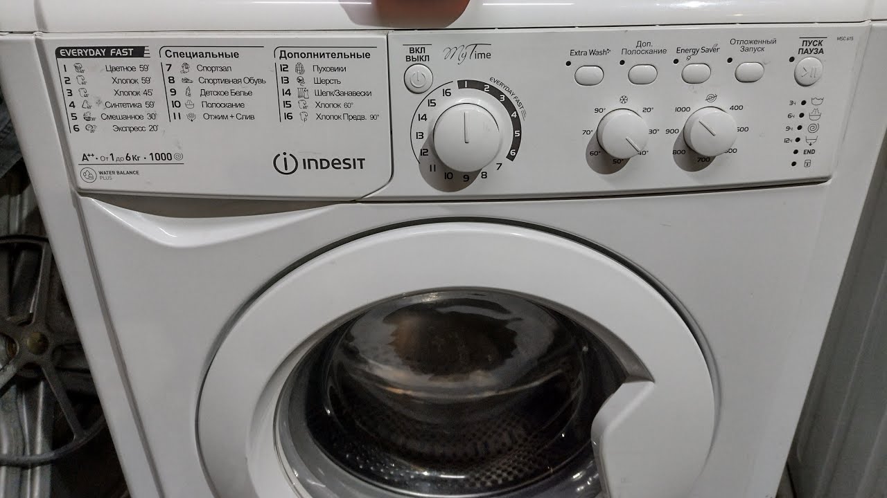 обзор инструкция стиральная машина indesit msc 615
