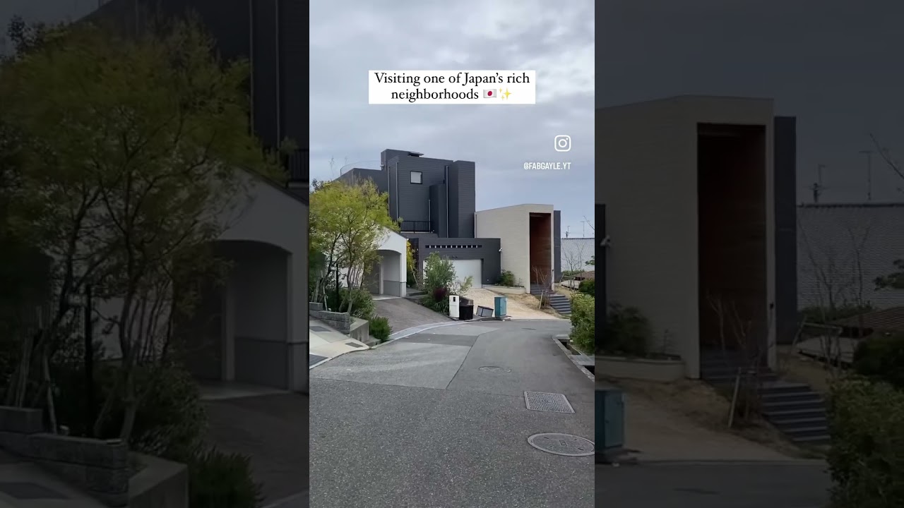 Is this Japan&rsquo;s richest neighborhood? 🤩✨ #japan  #japanvlog