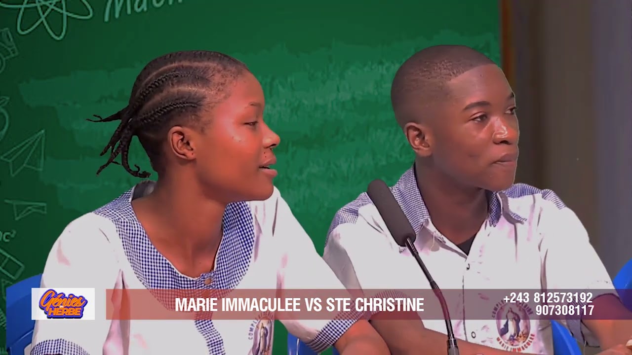 Concours provincial des génies en herbe: Marie Immaculée vs Ste Christine