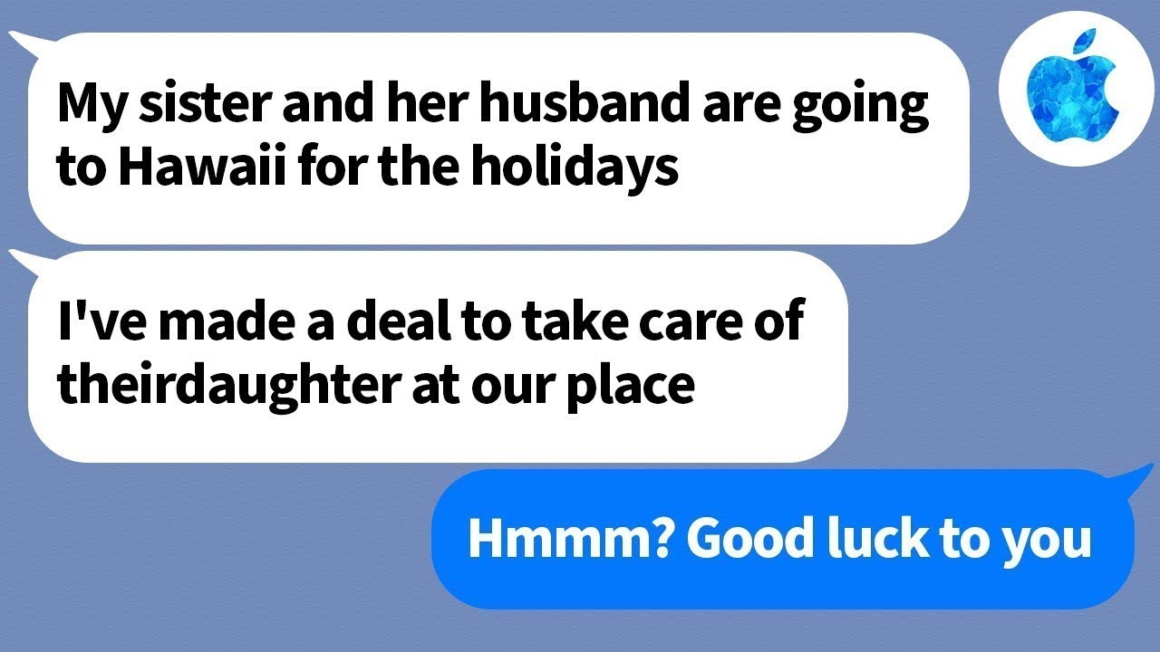 【Apple】My husband chose to make a promise with his sister to take her 3 month old baby...