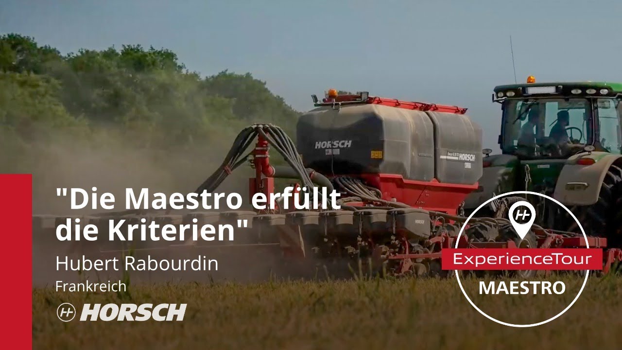 HORSCH Maestro ExperienceTour 6 German
