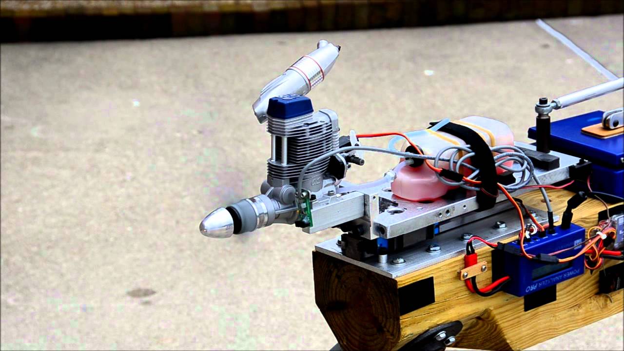 O.S. 155 FS-a Engine Test