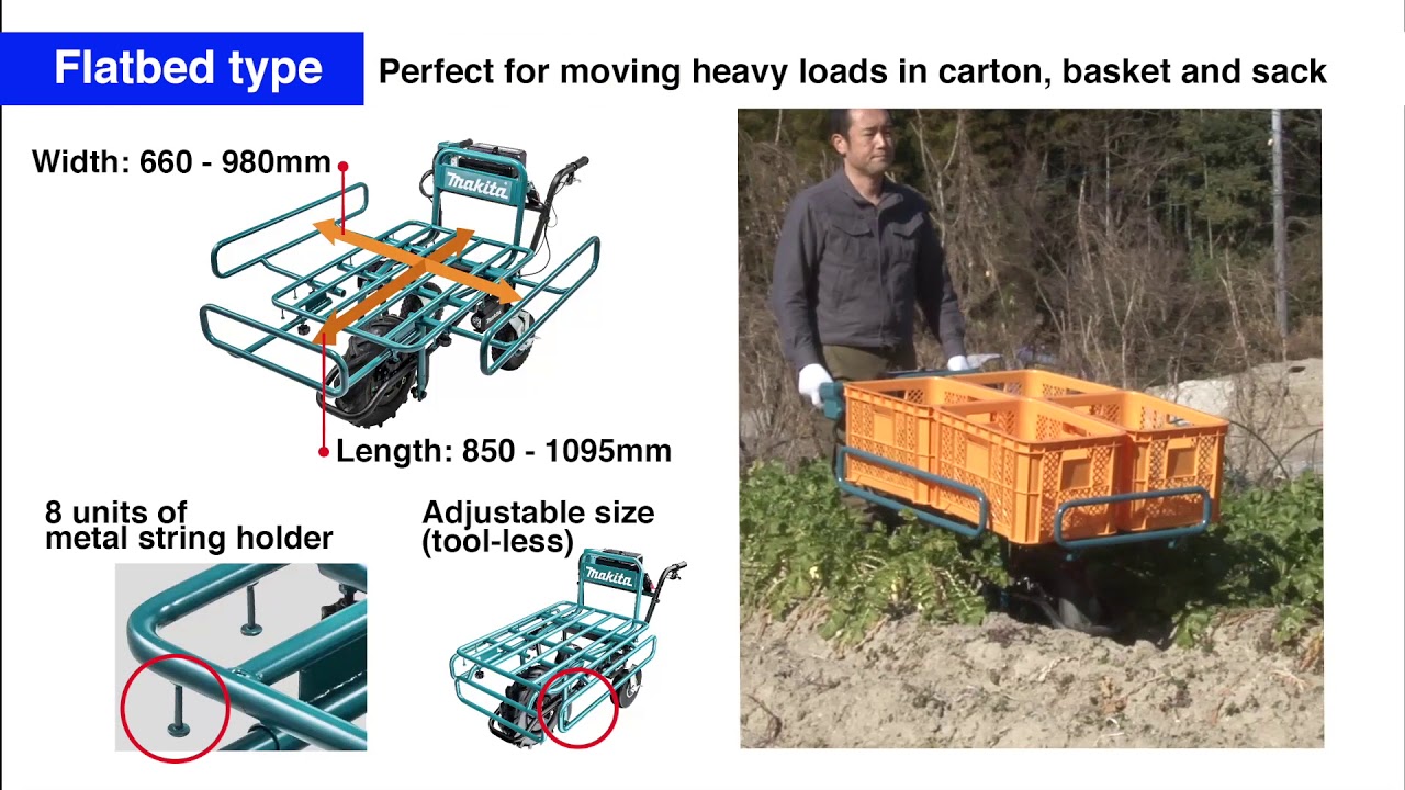 DCU180 Battery Powered Wheelbarrow