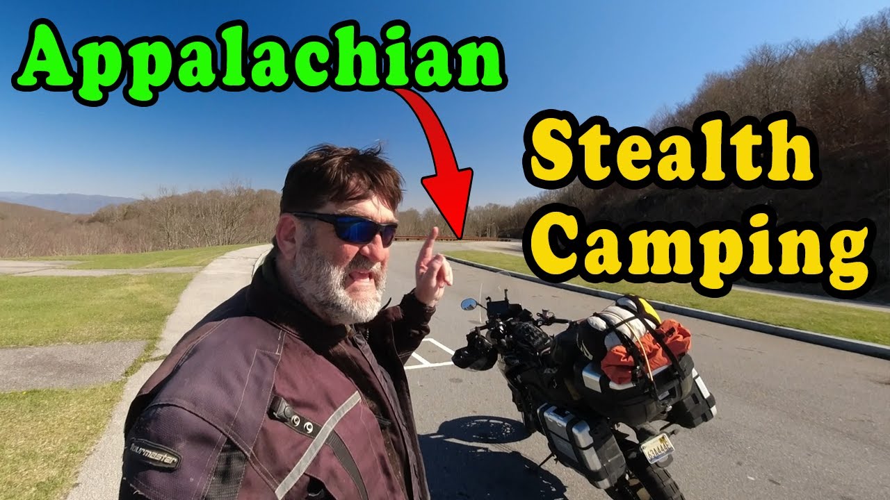 Motorcycle Stealth Camping in The Appalachians #1