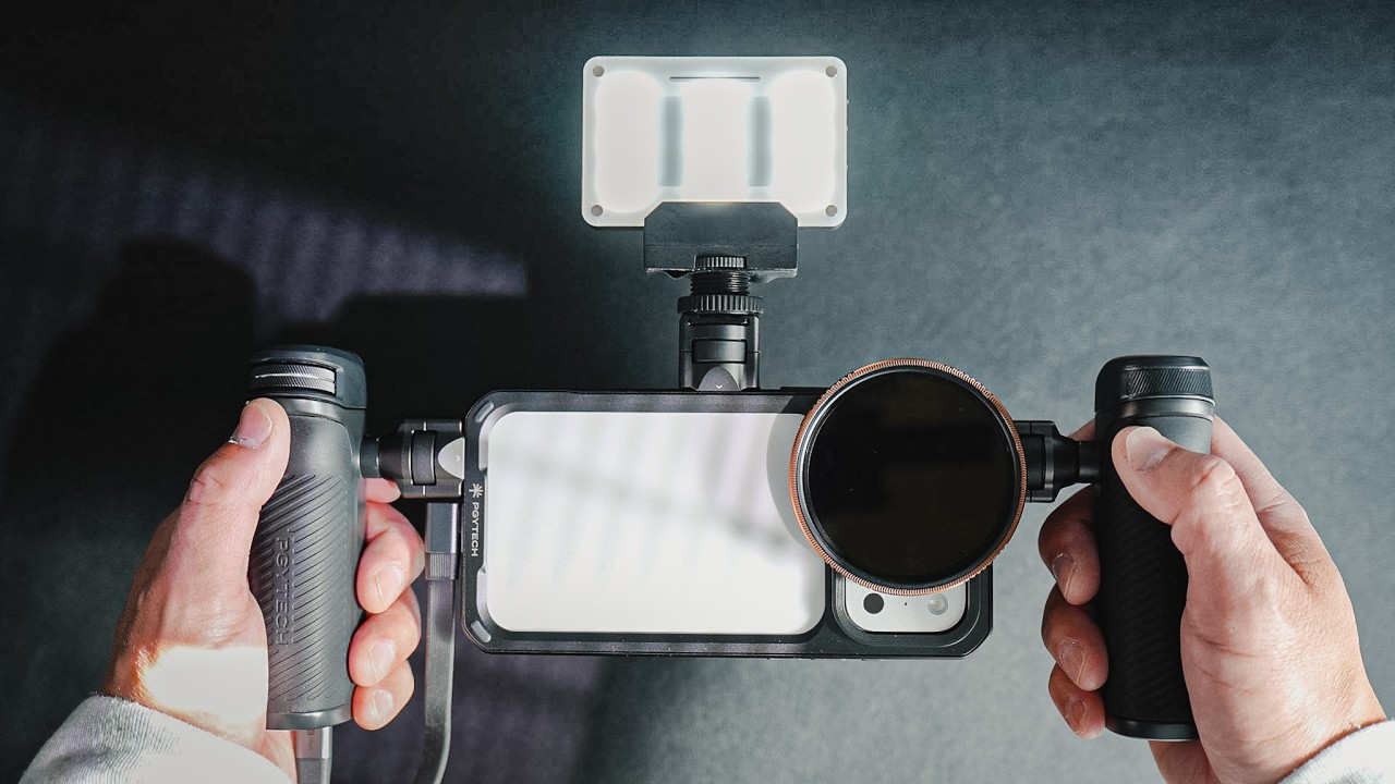 Комплект для видеосъемки на телефон PGYTECH ProShot | Настоящая фотокамера для iPhone 17 Pro Max