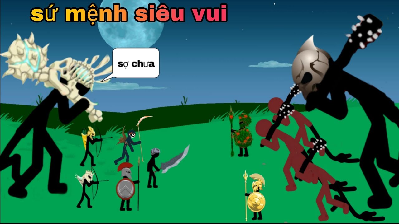Chơi sứ mệnh siêu vui được người xem yêu cầu trong stickwar legacy 