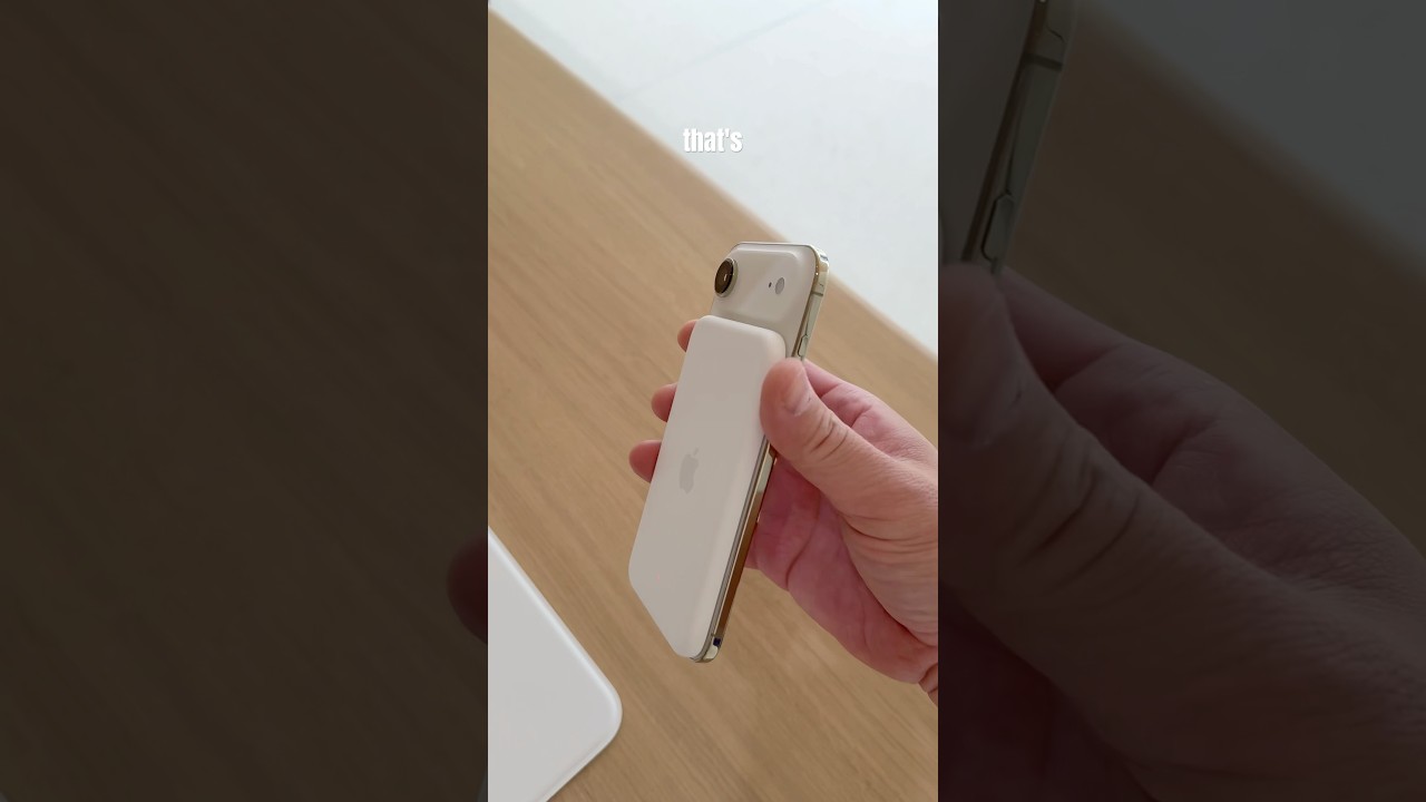 Apple iPhone Air MagSafe Battery Case Hands On: 40 hours?