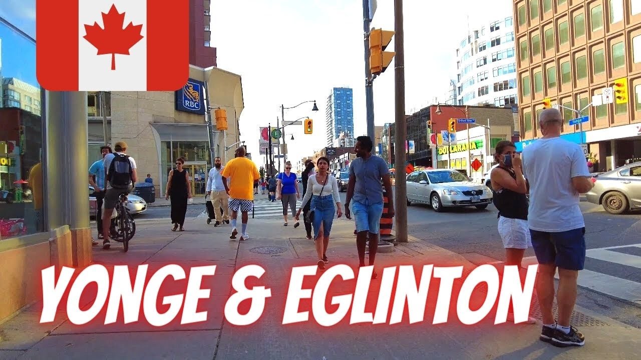 Walking Around Yonge & Eglinton #Toronto #Canada