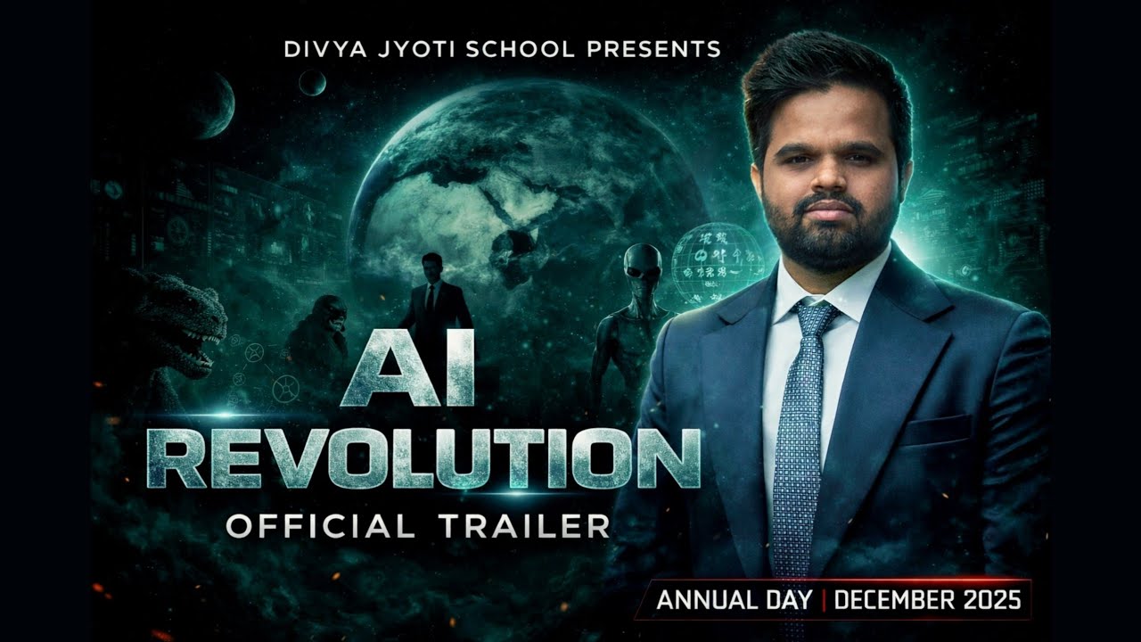 Divya Jyoti AI Revolution – The Future Unleashed | Official Trailer | 12th Annual Day | Daman 🔥