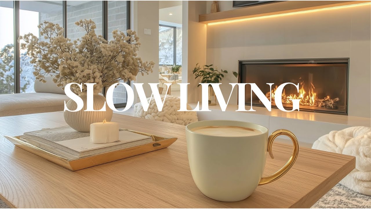 Slow Living Jazz by the Fireplace - ゆったり午後のひとときに聴くジャズ BGM